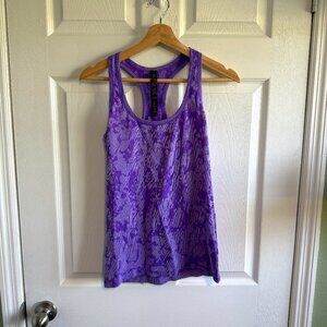 Stella Elyse Women's Purple Athletic Tank Top Size L/XL